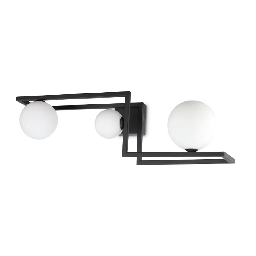 Ideal Lux - LED Żyrandol natynkowy ANGOLO 3xG9/3W/230V czarny