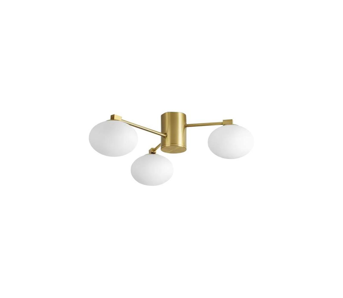 Ideal Lux - LED Żyrandol natynkowy HERMES 3xG9/3W/230V śr. 60 cm złoty
