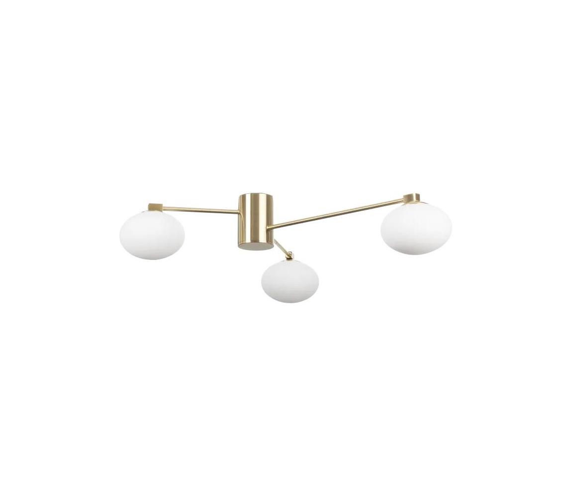 Ideal Lux - LED Żyrandol natynkowy HERMES 3xG9/3W/230V śr. 90 cm złoty