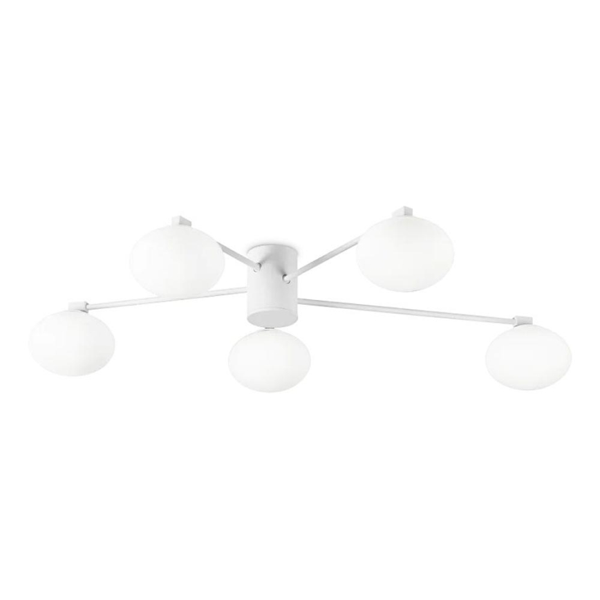 Ideal Lux - LED Żyrandol natynkowy HERMES 5xG9/3W/230V śr. 90 cm biały