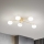 Ideal Lux - LED Żyrandol natynkowy HERMES 5xG9/3W/230V śr. 90 cm złoty