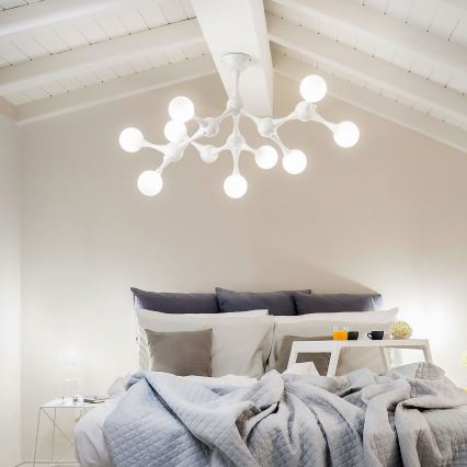 Ideal Lux - LED Żyrandol natynkowy NODINO 9xG9/3W/230V biały