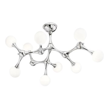 Ideal Lux - LED Żyrandol natynkowy NODINO 9xG9/3W/230V chrom błyszczący/biały