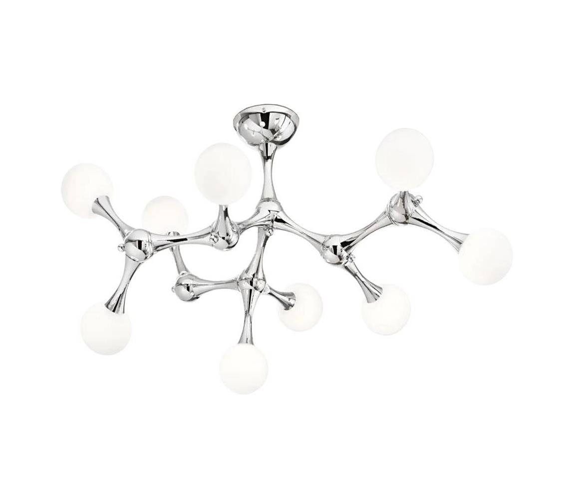 Ideal Lux - LED Żyrandol natynkowy NODINO 9xG9/3W/230V chrom błyszczący/biały