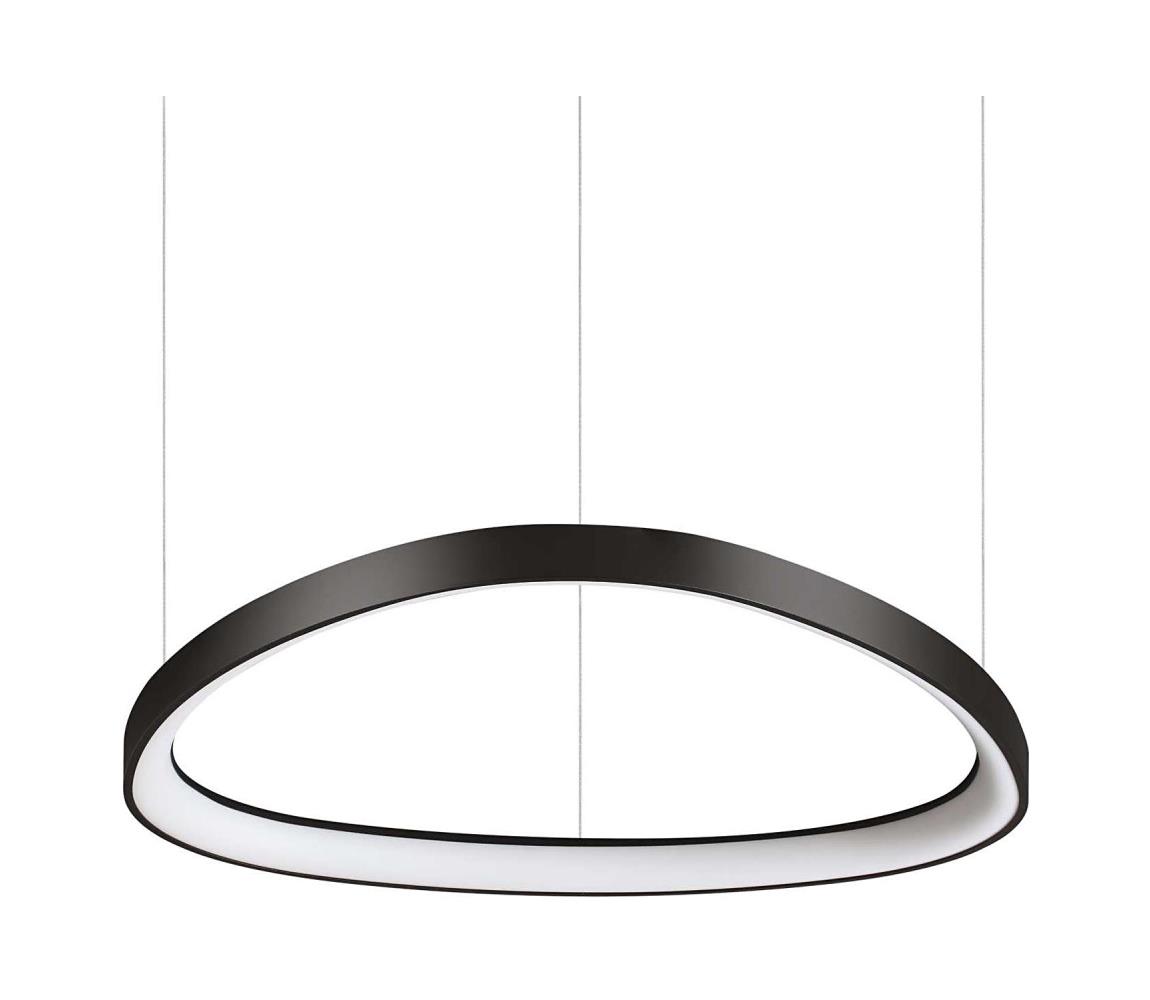 Ideal Lux - LED Żyrandol ściemnialny na lince GEMINI LED/48W/230V śr. 61 cm czarny