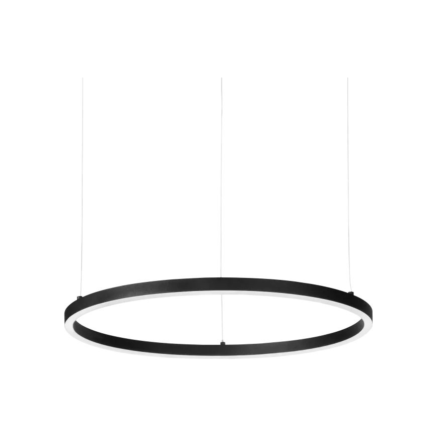 Ideal Lux - LED Żyrandol ściemnialny na lince ORACLE SLIM LED/28W/230V 4000K śr. 50 cm CRI 90 czarny
