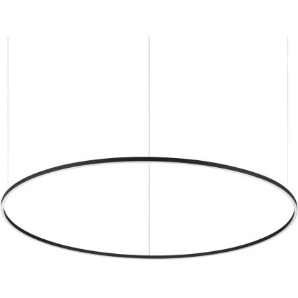 Ideal Lux - LED Żyrandol ściemnialny na lince ORACLE SLIM LED/83W/230V 4000K śr. 150 cm CRI 90 czarny