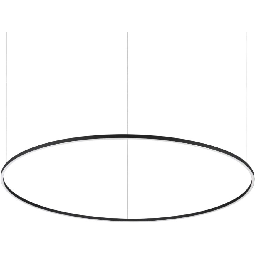 Ideal Lux - LED Żyrandol ściemnialny na lince ORACLE SLIM LED/83W/230V 4000K śr. 150 cm CRI 90 czarny