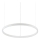 Ideal Lux - LED Żyrandol ściemnialny na lince ORACLE SLIM LED/28W/230V 4000K śr. 50 cm CRI 90 biały