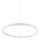 Ideal Lux - LED Żyrandol ściemnialny na lince ORACLE SLIM LED/29W/230V 3000K śr. 50 cm biały