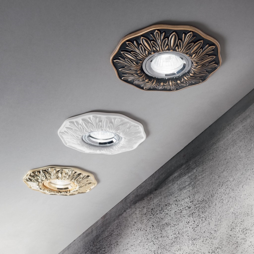 Ideal Lux - Oprawa do sufitu podwieszanego POLKA 1xGU10/50W/230V złota
