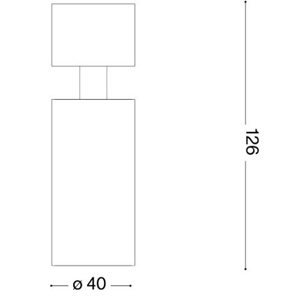 Ideal Lux - Oprawa punktowa LED DYNAMITE 1xGU10/7W/230V CRI 90 mosiądz