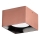 Ideal Lux - Oprawa punktowa LED SPIKE 1xGX53/9W/230V 10x10 cm miedź