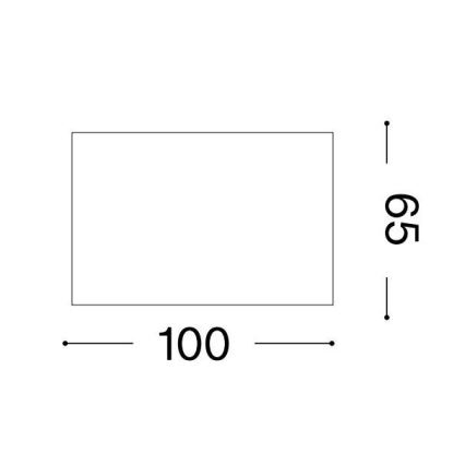 Ideal Lux - oprawa punktowa LED SPIKE 1xGX53/9W/230V 10x10 cm złota