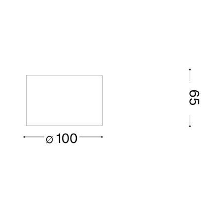 Ideal Lux - Oprawa punktowa LED SPIKE 1xGX53/9W/230V śr. 10 cm miedziana