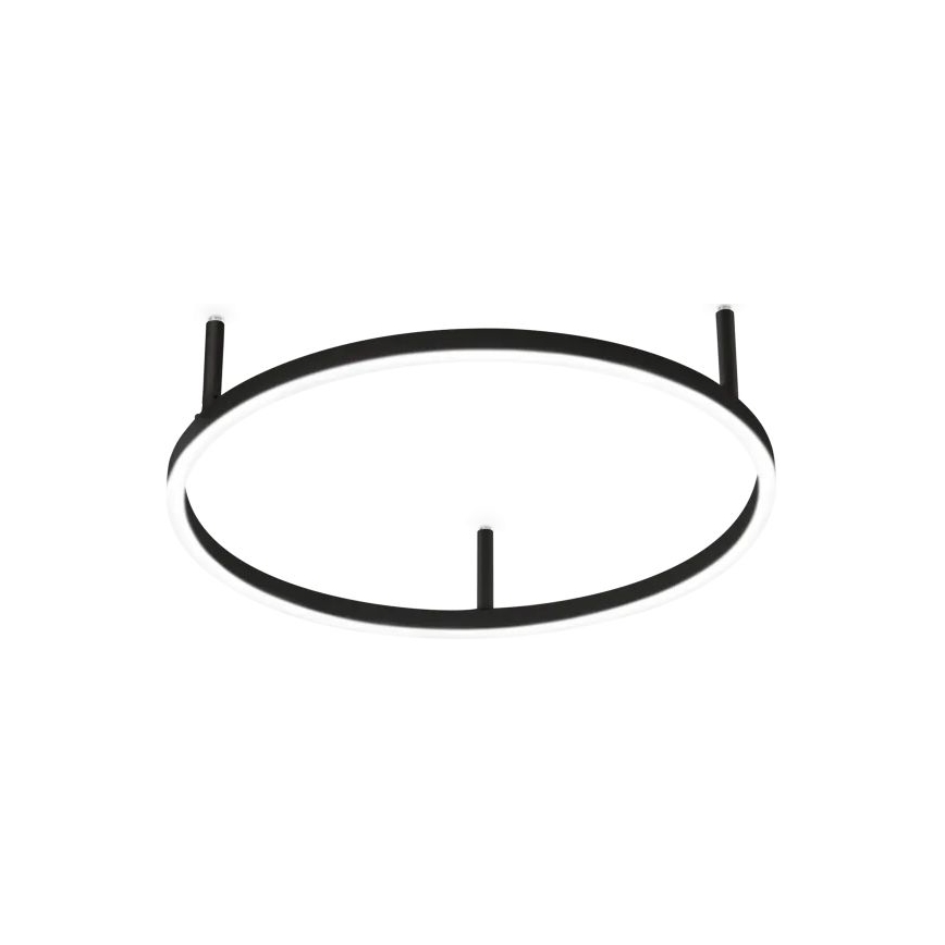 Ideal Lux - Oprawa sufitowa LED ORACLE SLIM LED/29W/230V 2700K CRI 90 Ø 50 cm czarna