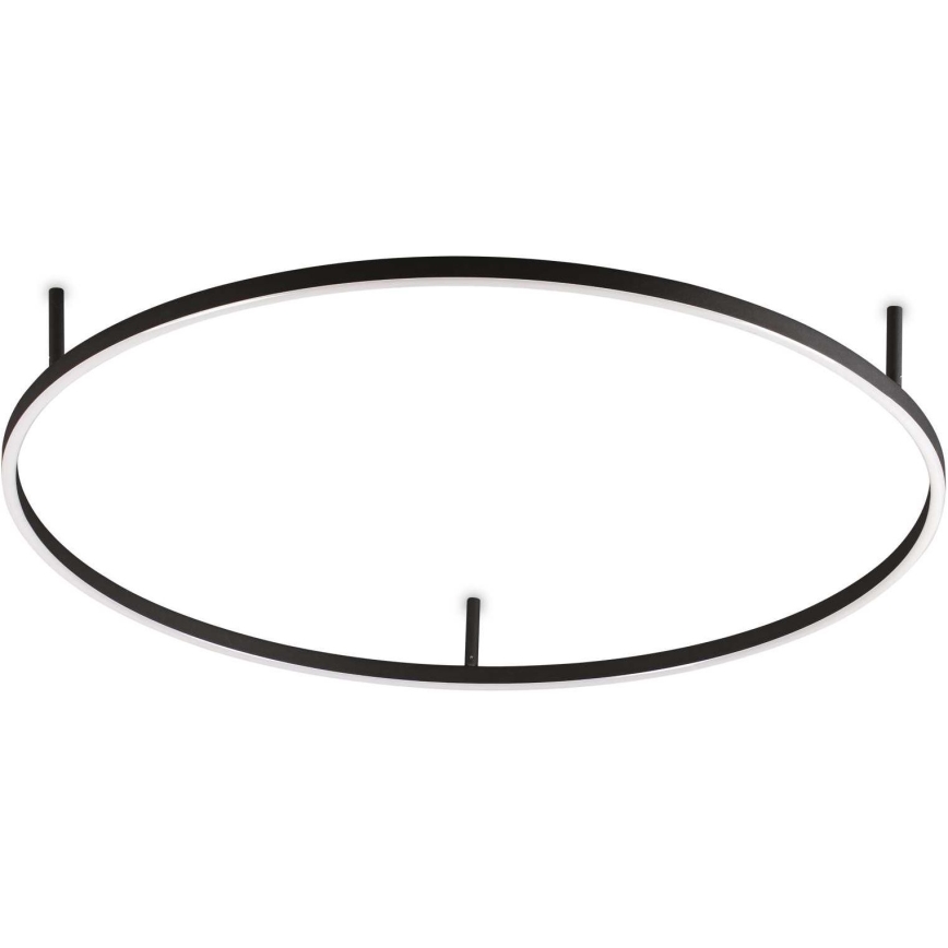 Ideal Lux - LED oprawa sufitowa ORACLE SLIM LED/53W/230V 3000K CRI 90 śr. 90 cm czarna