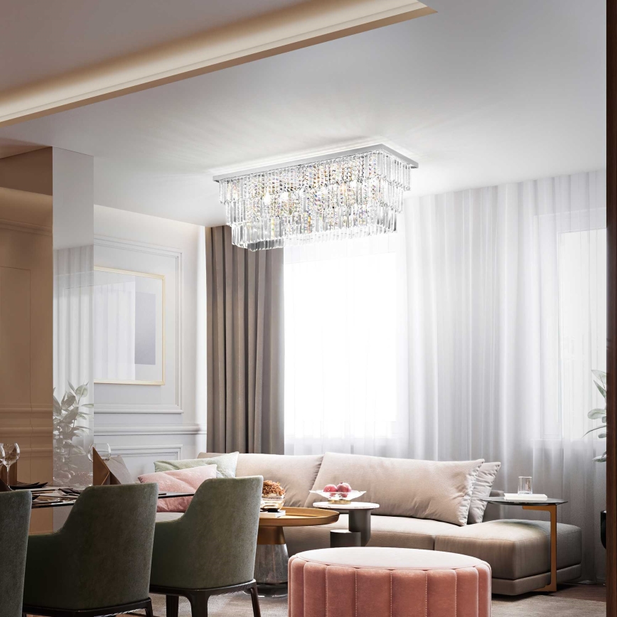 Ideal Lux - Oprawa sufitowa MARTINEZ 8xE14/40W/230V