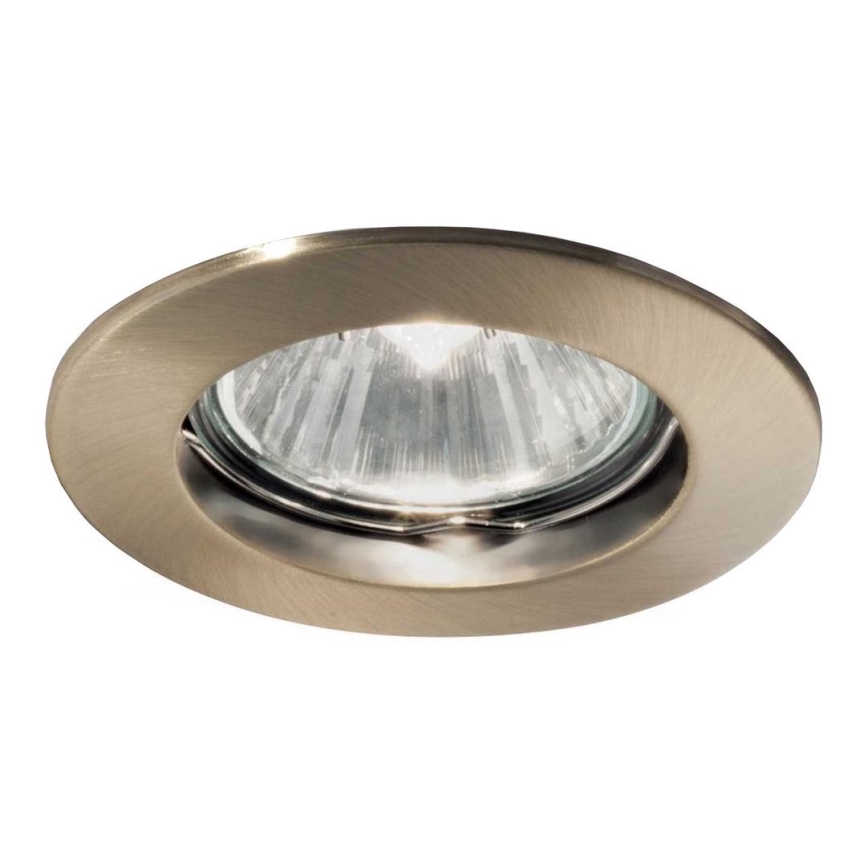 Ideal Lux - Oprawa wpuszczana JAZZ 1xGU10/50W/230V brąz