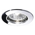 Ideal Lux - Oprawa wpuszczana JAZZ 1xGU10/50W/230V Ø7,7 cm chrom błyszczący