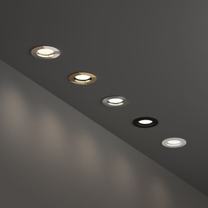 Ideal Lux - Oprawa wpuszczana JAZZ 1xGU10/50W/230V Ø7,7 cm chrom błyszczący
