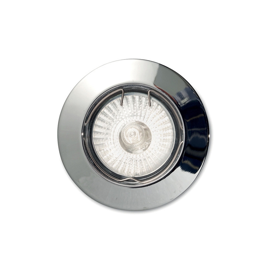 Ideal Lux - Oprawa wpuszczana JAZZ 1xGU10/50W/230V Ø7,7 cm chrom błyszczący