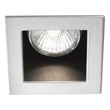 Ideal Lux - Oprawa wpuszczana sufitowa FUNKY 1xGU10/50W/230V 9x9 cm matowy chrom