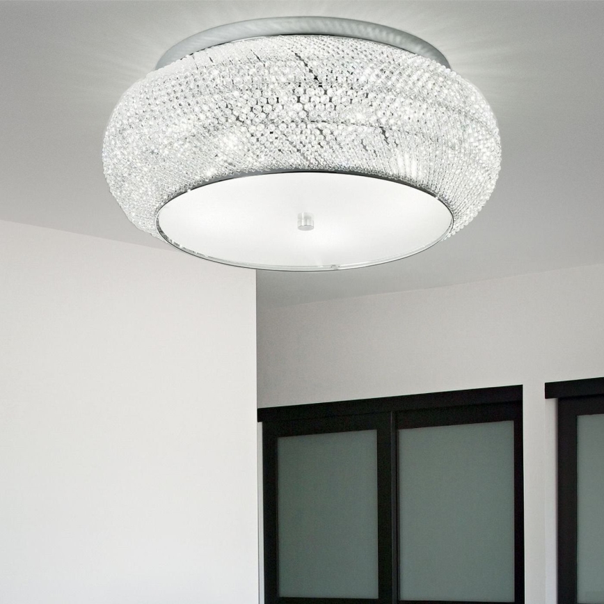 Ideal Lux - Plafon kryształowy PASHA 14xE14/40W/230V śr. 65 chrom błyszczący