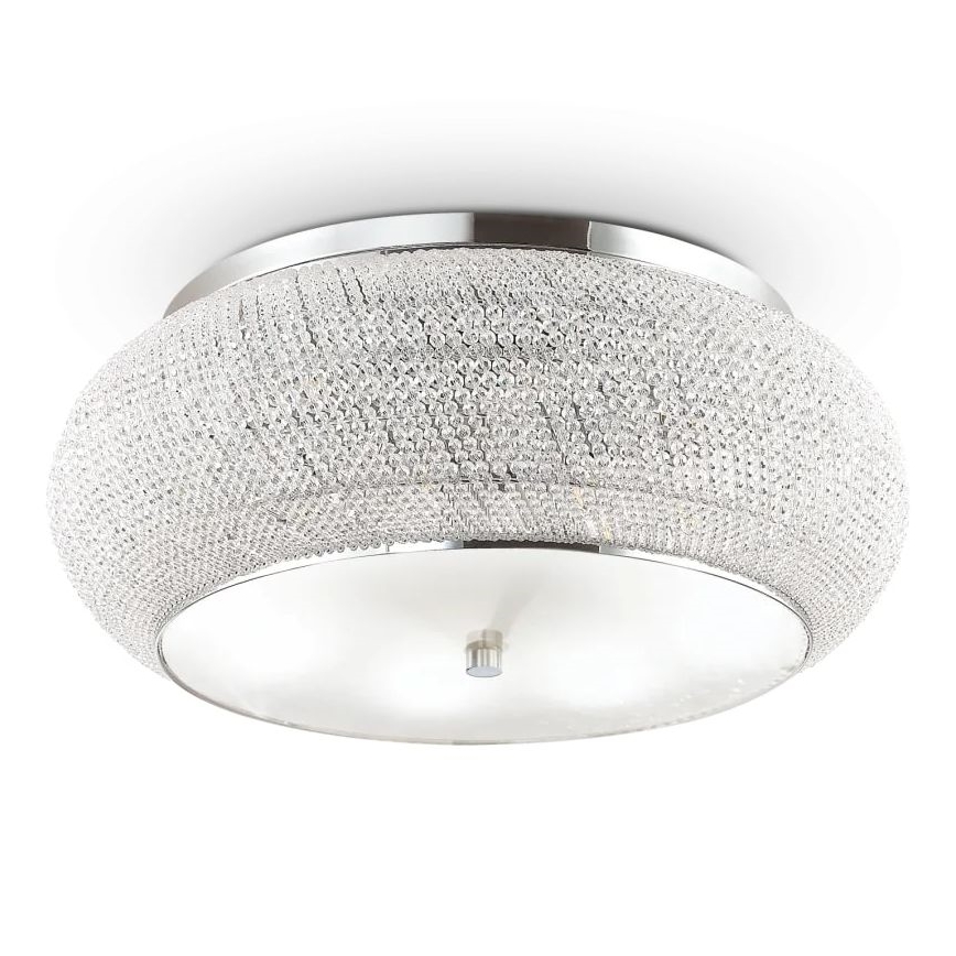 Ideal Lux - Plafon kryształowy PASHA 14xE14/40W/230V śr. 65 chrom błyszczący