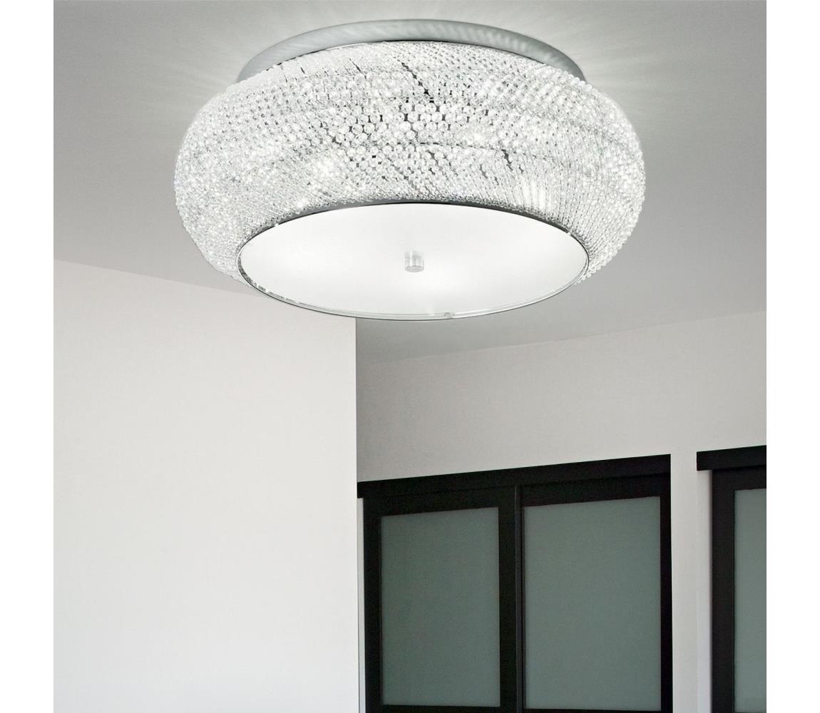 Ideal Lux - Plafon kryształowy PASHA 14xE14/40W/230V śr. 65 chrom