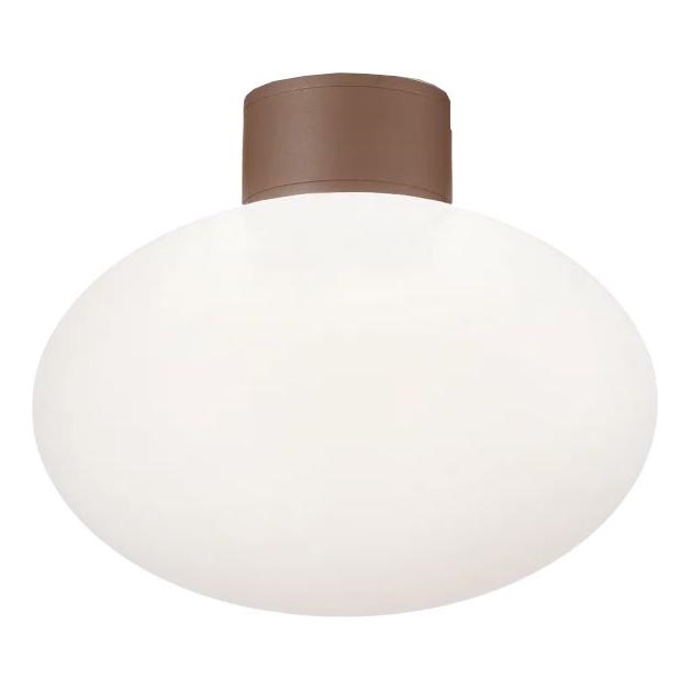 Ideal Lux - Plafon zewnętrzny CLIO 1xE27/42W/230V IP44 brązowy