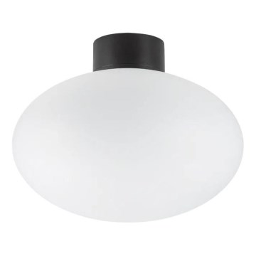 Ideal Lux - Plafon zewnętrzny CLIO 1xE27/42W/230V IP44 czarny