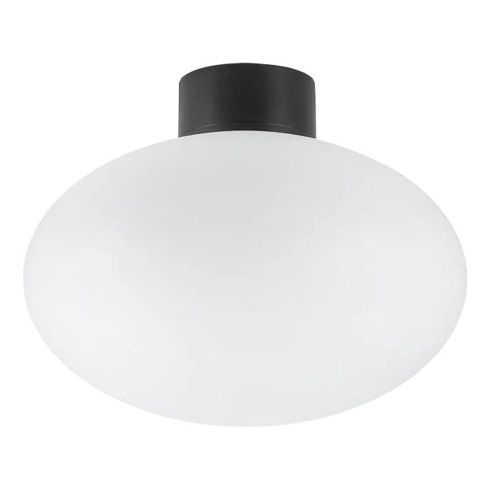 Ideal Lux - Plafon zewnętrzny CLIO 1xE27/42W/230V IP44 czarny