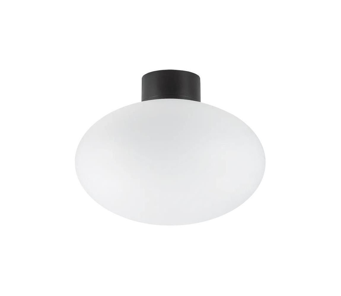 Ideal Lux - Plafon zewnętrzny CLIO 1xE27/42W/230V IP44 czarny