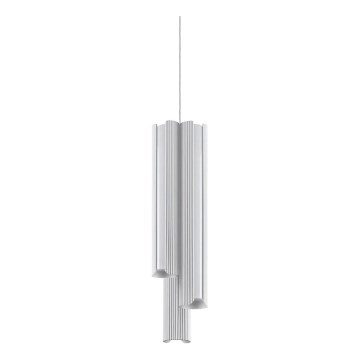 Ideal Lux - ściemnialna lampa wisząca na lince DORICA 3×LED / 9 W / 230 V / CRI 90 Ø 9,5 cm biały