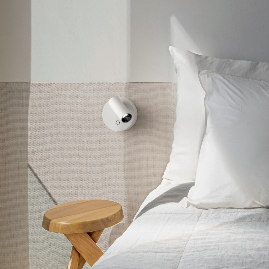 Ideal Lux - LED ściemnialna dotykowa oprawa ścienna punktowa ELF LED/3W/230V CRI 95 biała