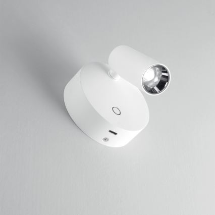 Ideal Lux - LED ściemnialna dotykowa oprawa ścienna punktowa ELF LED/3W/230V CRI 95 biała