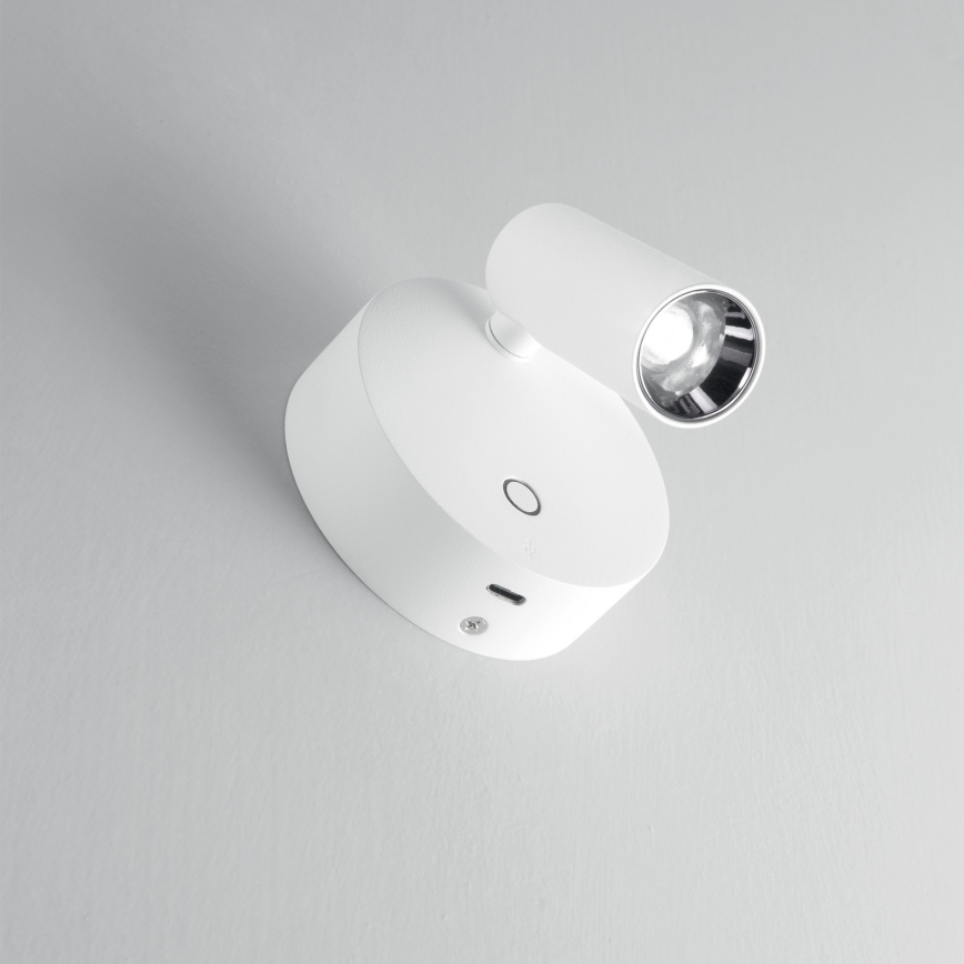 Ideal Lux - LED ściemnialna dotykowa oprawa ścienna punktowa ELF LED/3W/230V CRI 95 biała