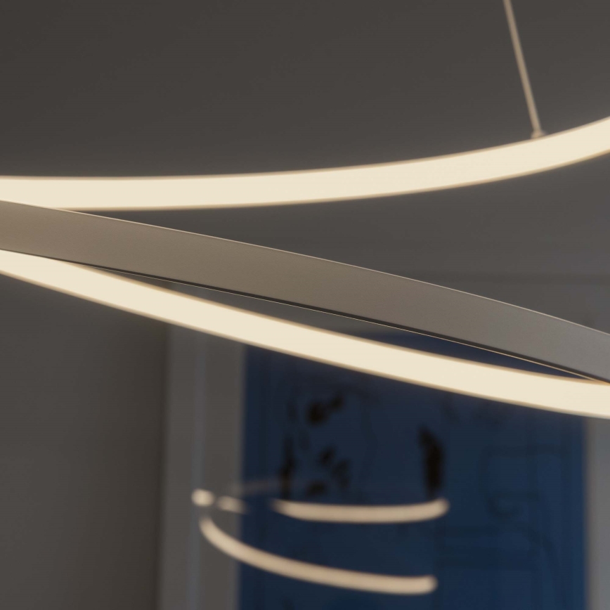 Ideal Lux - ściemnialny żyrandol LED na linkach OZ LED/48W/230V śr. 60 cm CRI 90 biały