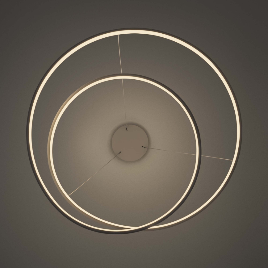 Ideal Lux - ściemnialny żyrandol LED na linkach OZ LED/48W/230V śr. 60 cm CRI 90 biały