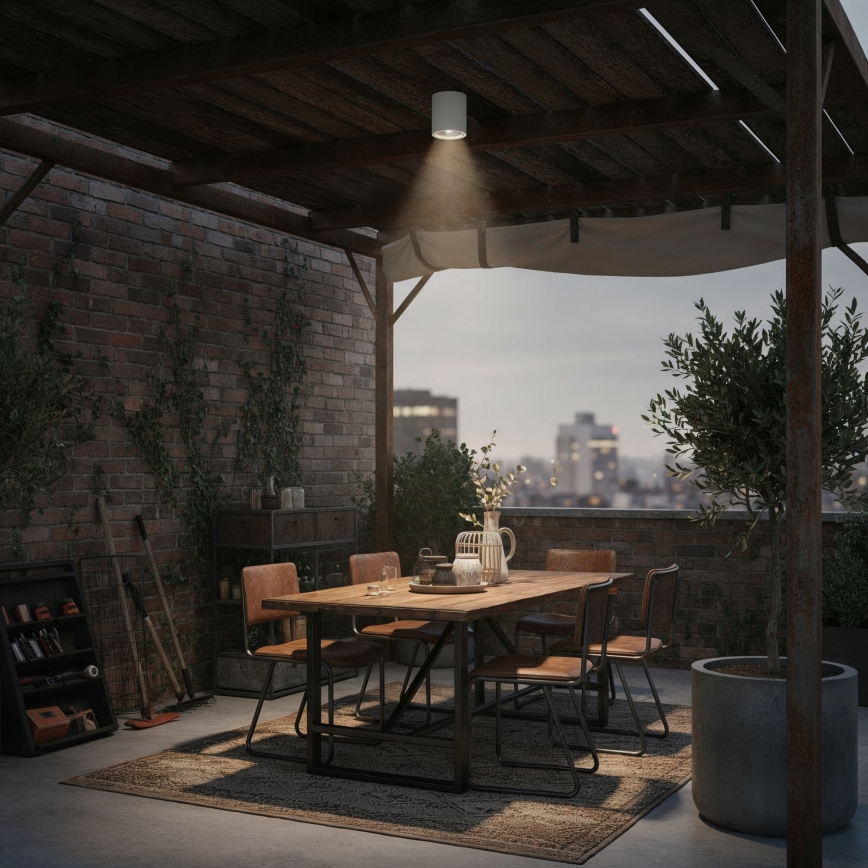 Ideal Lux - Spot łazienkowy GUN 1xGU10/28W/230V IP44 biały