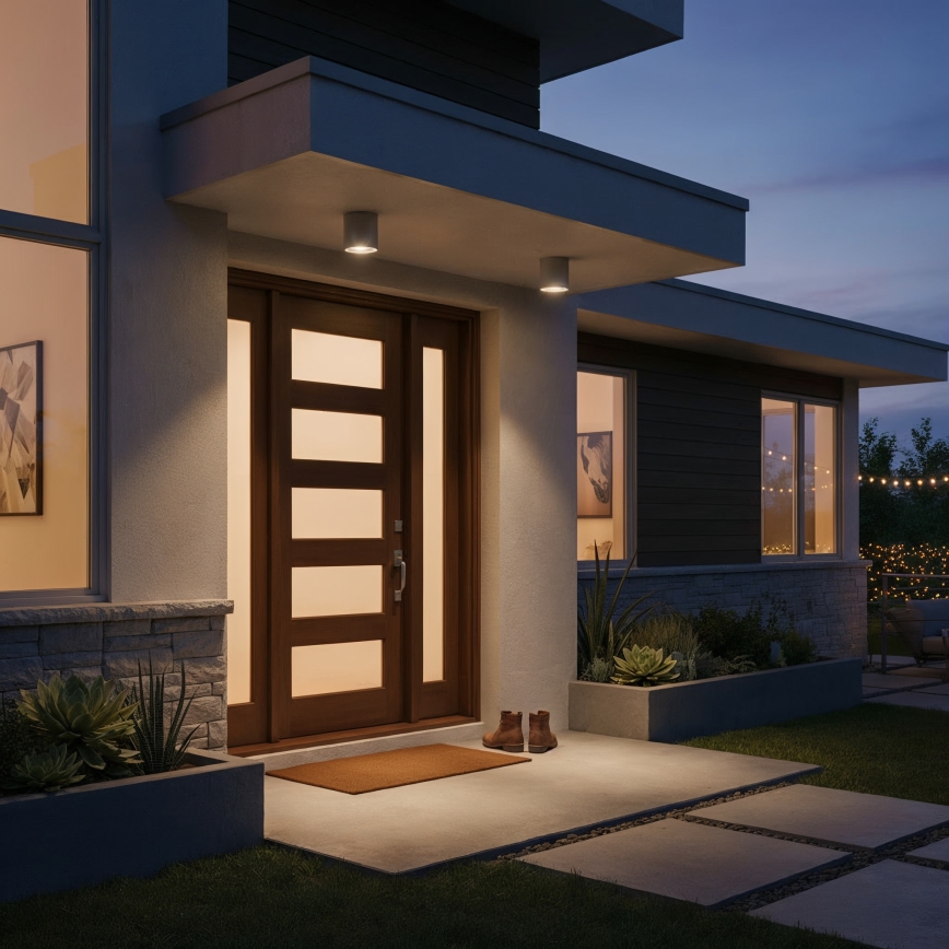 Ideal Lux - Spot łazienkowy GUN 1xGU10/28W/230V IP55 brązowy