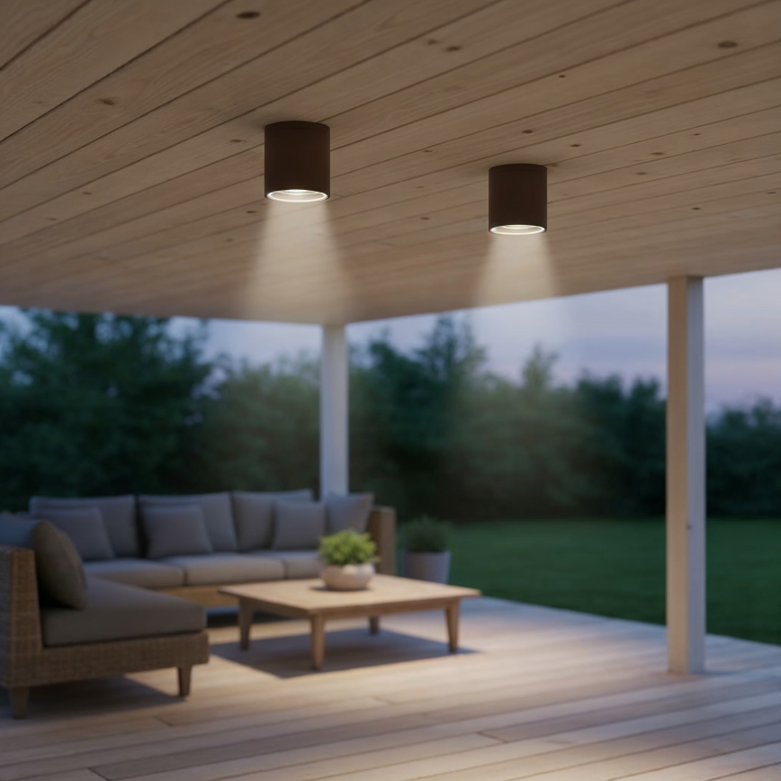 Ideal Lux - Spot łazienkowy GUN 1xGU10/28W/230V IP55 brązowy