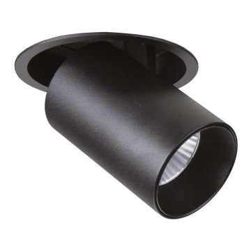 Ideal Lux - Wpuszczana oprawa punktowa LED NOVA, 12W/230V, 3000K, CRI 90, śr. 10 cm, czarna