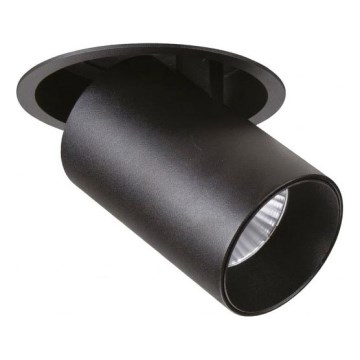 Ideal Lux - Wpuszczana oprawa punktowa LED NOVA LED/12W/230V 4000K CRI 90 Ø 10 cm czarna