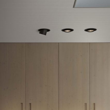 Ideal Lux - LED wpuszczana oprawa punktowa NOVA LED/30W/230V 3000K CRI 90 śr. 15,4 cm czarna