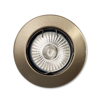 Ideal Lux - ZESTAW 3x oprawa wpuszczana JAZZ 1xGU10/50W/230V śr. 7,7 cm brązowa