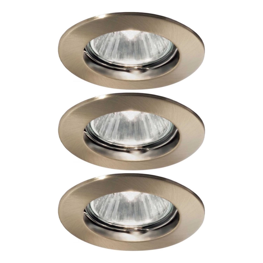 Ideal Lux - ZESTAW 3x Oprawa wpuszczana 1xGU10/50W/230V