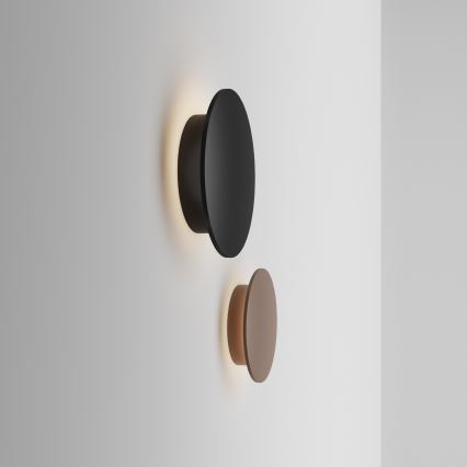 Ideal Lux - Kinkiet zewnętrzny LED PUNTO LED/9W/230V CRI 90 śr. 18 cm IP54 brązowy