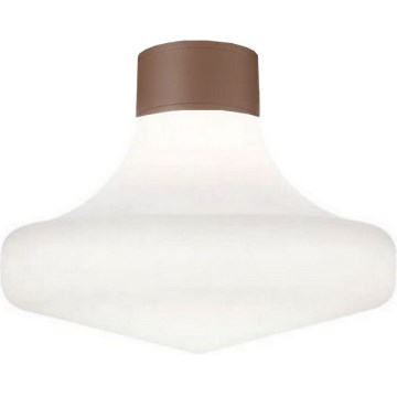 Ideal Lux - Zewnętrzna lampa sufitowa CLIO 1xE27/42W/230V IP44 brązowa